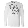 Premium Soft Cotton Long Sleeve Tee - Full Color Printing Thumbnail
