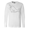 Premium Soft Cotton Long Sleeve Tee - Full Color Printing Thumbnail