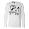 Premium Soft Cotton Long Sleeve Tee - Full Color Printing Thumbnail