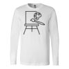 Premium Soft Cotton Long Sleeve Tee - Full Color Printing Thumbnail