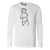Premium Soft Cotton Long Sleeve Tee - Full Color Printing Thumbnail
