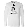 Premium Soft Cotton Long Sleeve Tee - Full Color Printing Thumbnail