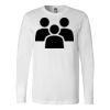 Premium Soft Cotton Long Sleeve Tee - Full Color Printing Thumbnail