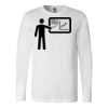 Premium Soft Cotton Long Sleeve Tee - Full Color Printing Thumbnail