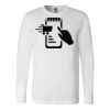 Premium Soft Cotton Long Sleeve Tee - Full Color Printing Thumbnail