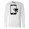 Premium Soft Cotton Long Sleeve Tee - Full Color Printing Thumbnail