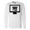 Premium Soft Cotton Long Sleeve Tee - Full Color Printing Thumbnail