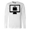 Premium Soft Cotton Long Sleeve Tee - Full Color Printing Thumbnail