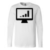 Premium Soft Cotton Long Sleeve Tee - Full Color Printing Thumbnail