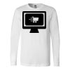 Premium Soft Cotton Long Sleeve Tee - Full Color Printing Thumbnail