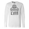 Premium Soft Cotton Long Sleeve Tee - Full Color Printing Thumbnail