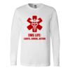 Premium Soft Cotton Long Sleeve Tee - Full Color Printing Thumbnail
