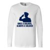 Premium Soft Cotton Long Sleeve Tee - Full Color Printing Thumbnail