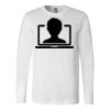 Premium Soft Cotton Long Sleeve Tee - Full Color Printing Thumbnail