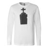 Premium Soft Cotton Long Sleeve Tee - Full Color Printing Thumbnail