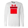 Premium Soft Cotton Long Sleeve Tee - Full Color Printing Thumbnail
