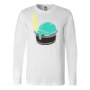 Premium Soft Cotton Long Sleeve Tee - Full Color Printing Thumbnail