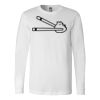 Premium Soft Cotton Long Sleeve Tee - Full Color Printing Thumbnail