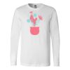 Premium Soft Cotton Long Sleeve Tee - Full Color Printing Thumbnail