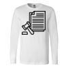 Premium Soft Cotton Long Sleeve Tee - Full Color Printing Thumbnail