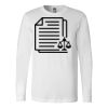 Premium Soft Cotton Long Sleeve Tee - Full Color Printing Thumbnail
