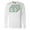 Premium Soft Cotton Long Sleeve Tee - Full Color Printing Thumbnail