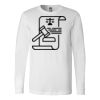 Premium Soft Cotton Long Sleeve Tee - Full Color Printing Thumbnail
