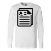 Premium Soft Cotton Long Sleeve Tee - Full Color Printing Thumbnail
