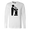 Premium Soft Cotton Long Sleeve Tee - Full Color Printing Thumbnail
