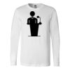 Premium Soft Cotton Long Sleeve Tee - Full Color Printing Thumbnail