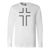 Premium Soft Cotton Long Sleeve Tee - Full Color Printing Thumbnail