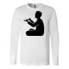 Premium Soft Cotton Long Sleeve Tee - Full Color Printing Thumbnail