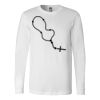Premium Soft Cotton Long Sleeve Tee - Full Color Printing Thumbnail
