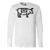 Premium Soft Cotton Long Sleeve Tee - Full Color Printing Thumbnail