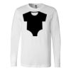 Premium Soft Cotton Long Sleeve Tee - Full Color Printing Thumbnail