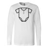Premium Soft Cotton Long Sleeve Tee - Full Color Printing Thumbnail