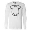 Premium Soft Cotton Long Sleeve Tee - Full Color Printing Thumbnail