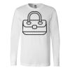 Premium Soft Cotton Long Sleeve Tee - Full Color Printing Thumbnail