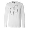 Premium Soft Cotton Long Sleeve Tee - Full Color Printing Thumbnail
