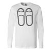 Premium Soft Cotton Long Sleeve Tee - Full Color Printing Thumbnail