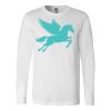 Premium Soft Cotton Long Sleeve Tee - Full Color Printing Thumbnail