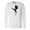 Premium Soft Cotton Long Sleeve Tee - Full Color Printing Thumbnail
