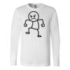 Premium Soft Cotton Long Sleeve Tee - Full Color Printing Thumbnail
