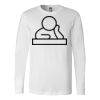 Premium Soft Cotton Long Sleeve Tee - Full Color Printing Thumbnail