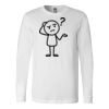 Premium Soft Cotton Long Sleeve Tee - Full Color Printing Thumbnail