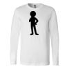 Premium Soft Cotton Long Sleeve Tee - Full Color Printing Thumbnail