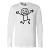 Premium Soft Cotton Long Sleeve Tee - Full Color Printing Thumbnail