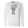 Premium Soft Cotton Long Sleeve Tee - Full Color Printing Thumbnail