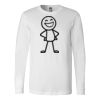Premium Soft Cotton Long Sleeve Tee - Full Color Printing Thumbnail