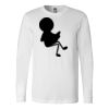 Premium Soft Cotton Long Sleeve Tee - Full Color Printing Thumbnail